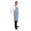 Picture of Whites Bib Apron Blue And White Check - A554