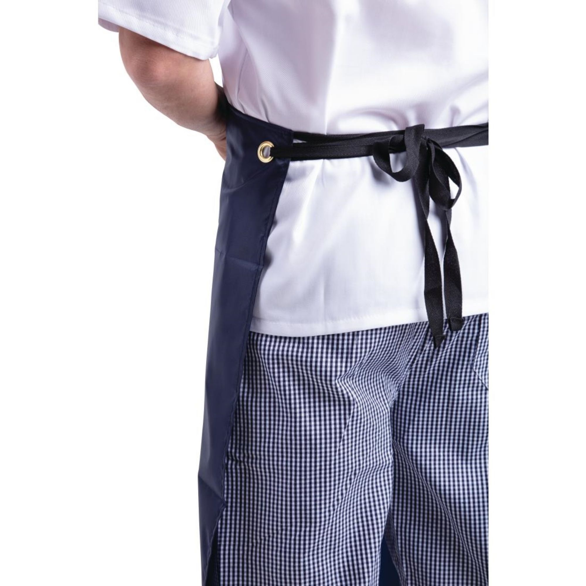 Picture of Whites Light Duty Water Resistant Bib Apron Blue