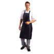 Picture of Whites Light Duty Water Resistant Bib Apron Blue - A896