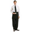 Picture of Chef Works Short Bistro Apron Black - A425