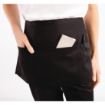 Picture of Chef Works Short Bistro Apron Black - A425