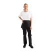 Picture of Chef Works Short Bistro Apron Black - A425