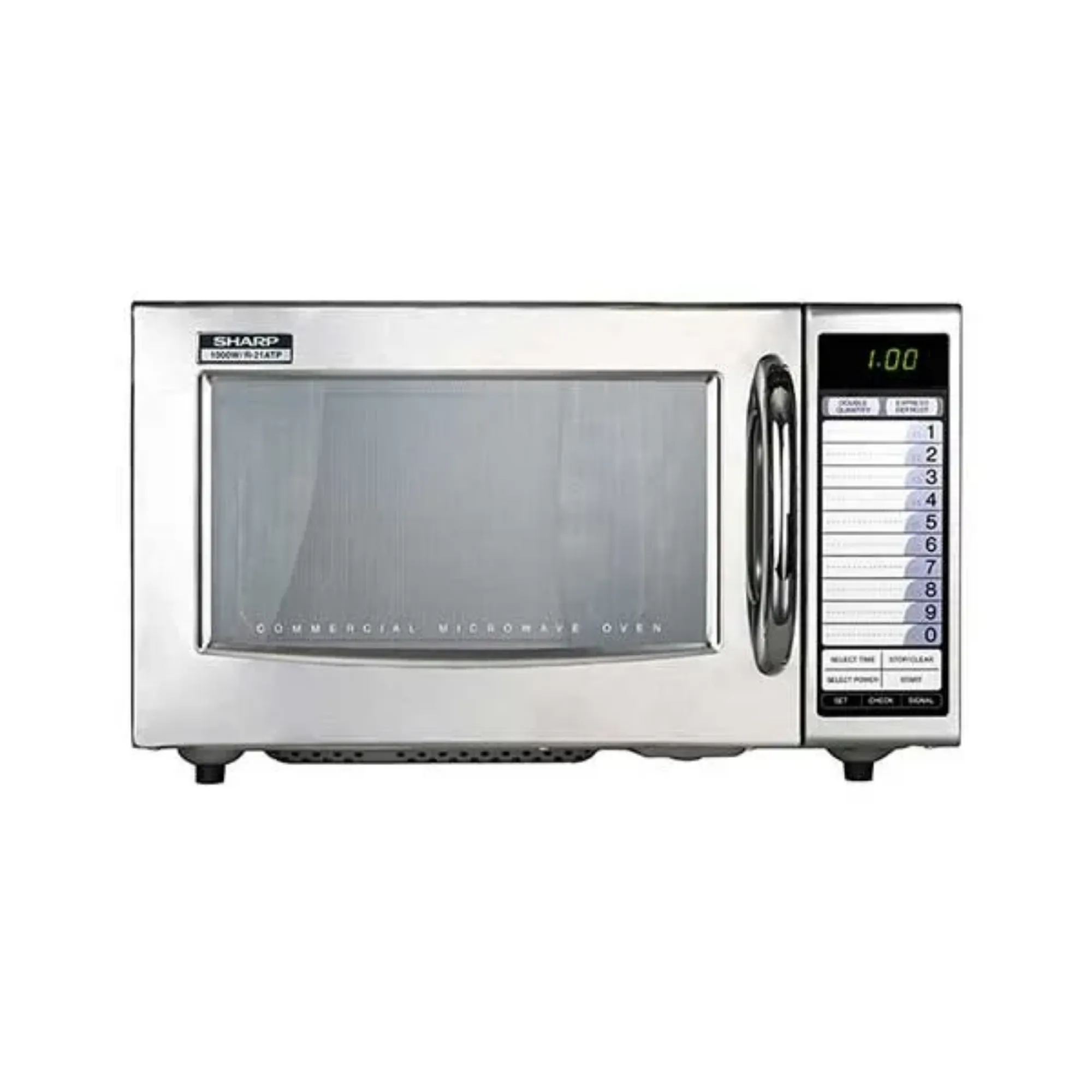 Picture of Sharp R21AT 1000 Watt Medium Duty Commercial Microwave, 1000W - R21AT