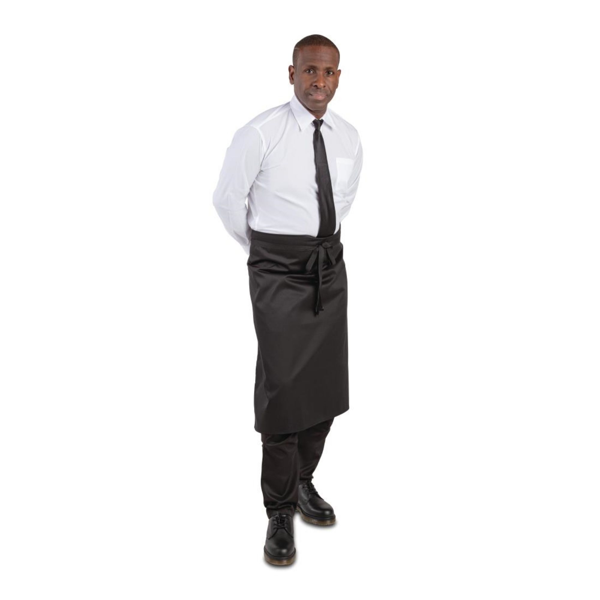 Picture of Whites Regular Waist Apron Black