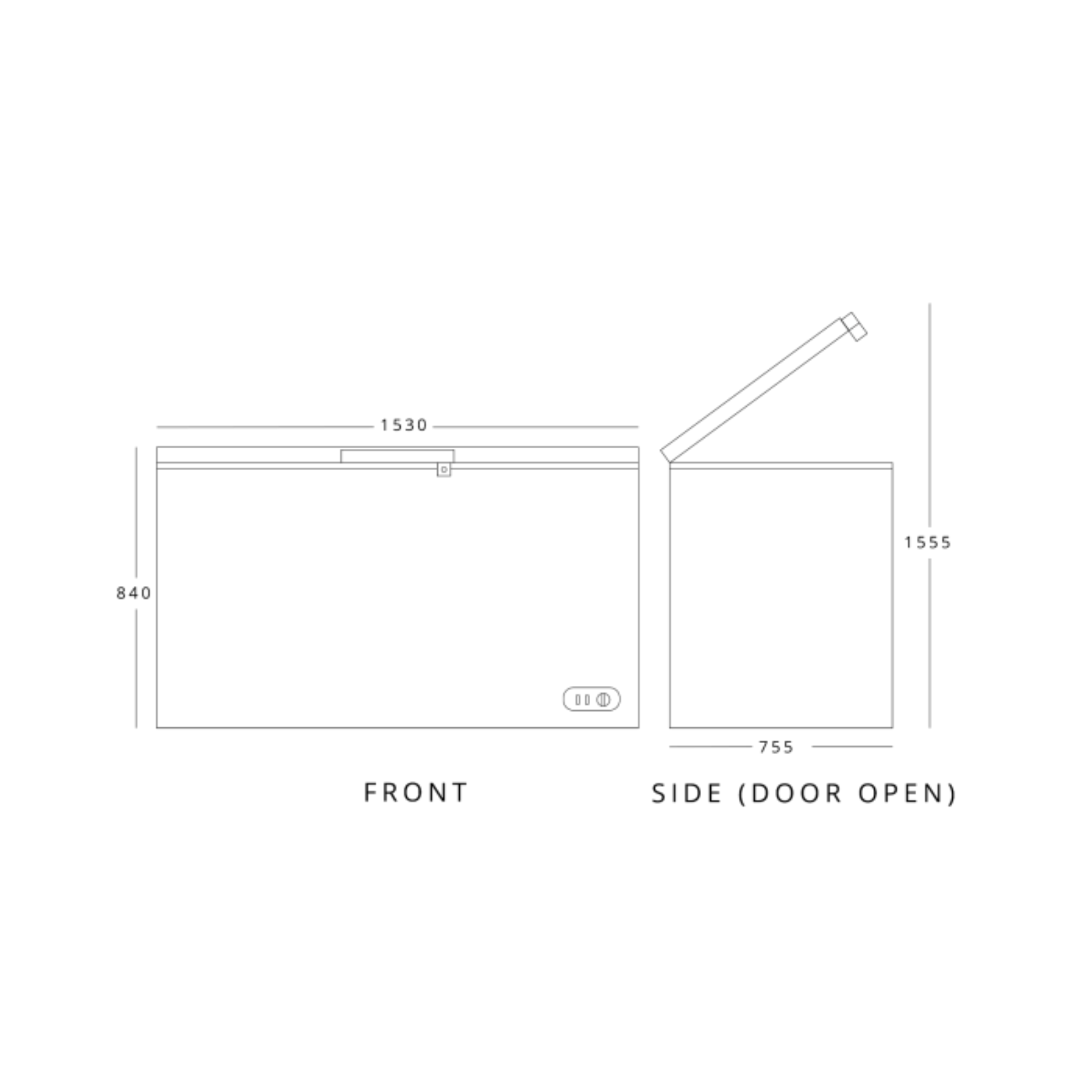Picture of BLIZZARD 550L Stainless Steel Lid Chest Freezer CF550SS