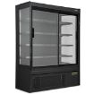 Picture of Blizzard BTD130BK-GD Black Tiered Display With Sliding Glass Doors - BTD130BKGD