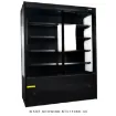Picture of Blizzard BTD130BK-GD Black Tiered Display With Sliding Glass Doors - BTD130BKGD