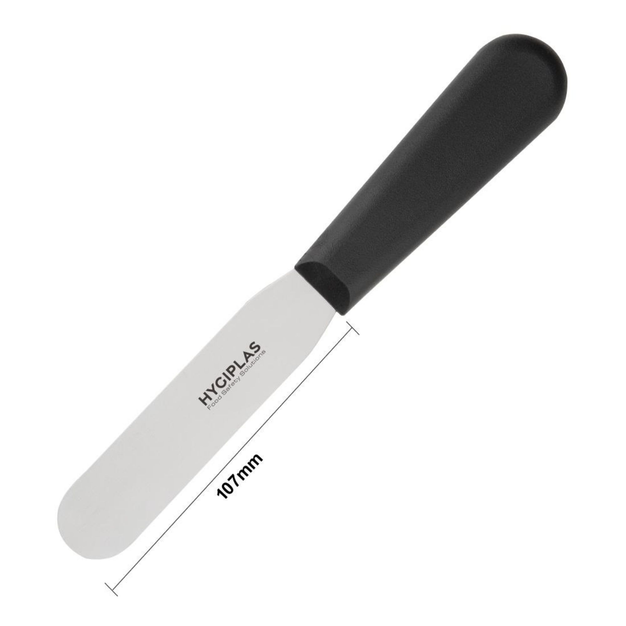 Picture of Hygiplas Straight Blade Palette Knife Black 10.3cm