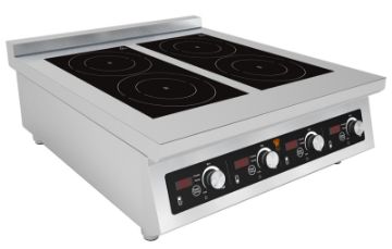 Picture of Chefsrange BE70IH4-5 70 Line Counter Top 4 Ring Induction Hob - 4 X 5Kw Power