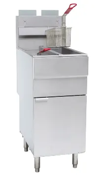 Picture of Chefsrange GF120T - 10+10 Ltr Slimline Twin Tank Gas Fryer (4 Burner)