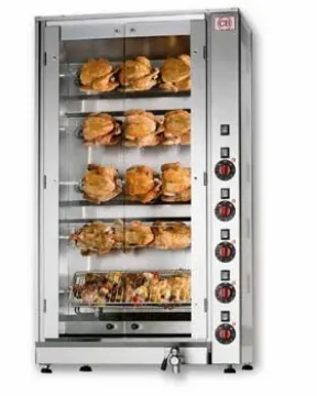 Picture of CB E20P-S5 - 5 Spit - 20 Bird Electric Chicken Rotisserie