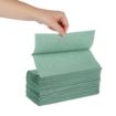Picture of Jantex Z Fold Paper Hand Towels Green 1-Ply 3000 Sheets - DL923