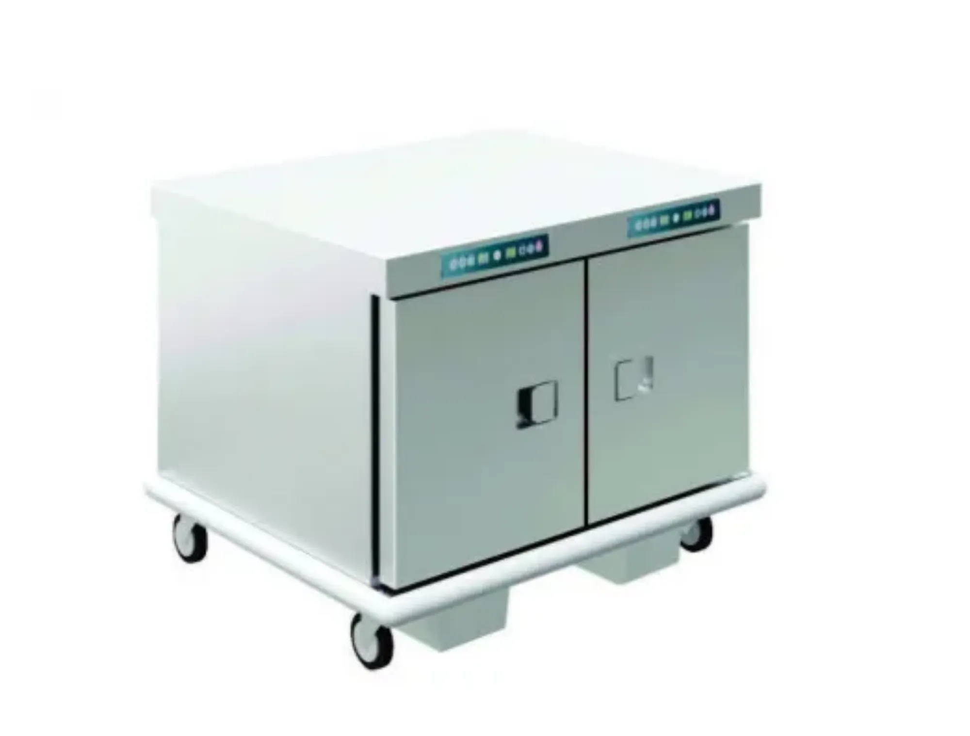Picture of Emainox 14 X 1/1Gn Mobile Undercounter Fan Assisted Heated Holding Cabinet - With Humidity - 8110101