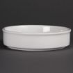 Picture of Olympia Mediterranean Stackable Dishes White 134mm (Pack of 6) - DK828