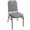 Picture of Bolero Square Back Banquet Chairs Black & Grey (Pack of 4) - DA602