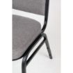 Picture of Bolero Square Back Banquet Chairs Black & Grey (Pack of 4) - DA602