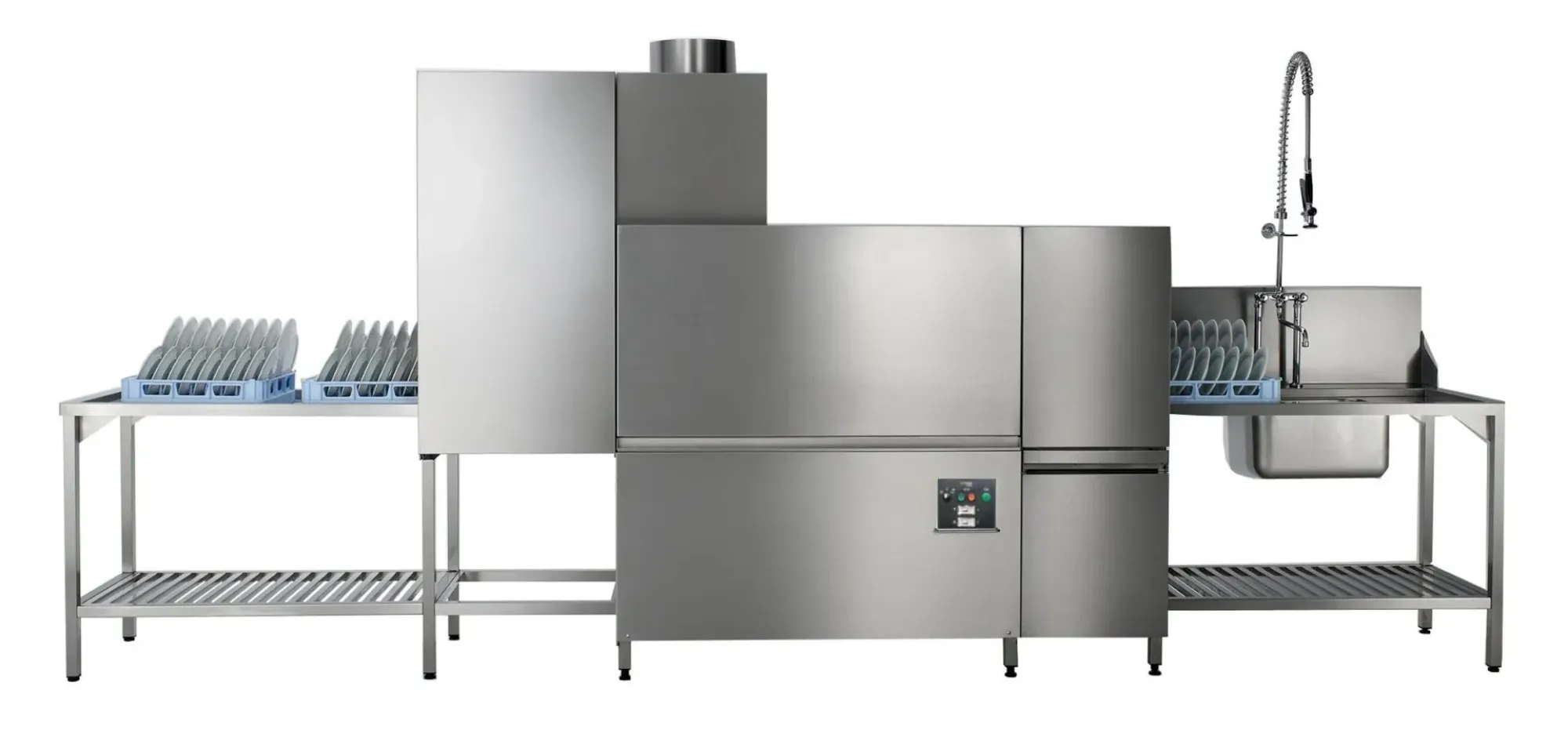 Picture of Hobart Ecomax Plus C805-EA Conveyor Dishwasher with Prerinse - C805-EA