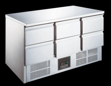 Picture of Sterling Pro Cobus SPU303-6D 6 Drawer Undermounted Counter, 368 Litres