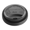 Picture of Fiesta Compostable Coffee Cup Lids 225ml / 8oz (Pack of 50) - DS054