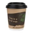 Picture of Fiesta Compostable Coffee Cup Lids 225ml / 8oz (Pack of 50) - DS054