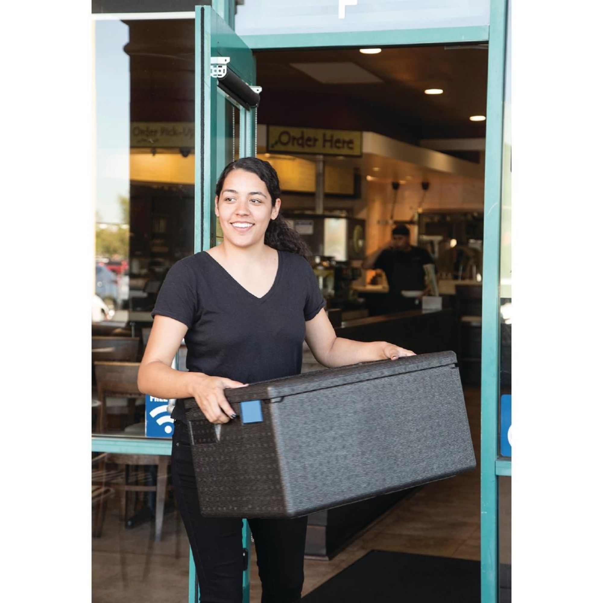 Picture of Cambro Insulated Top Loading Food Pan Carrier 46 Litre