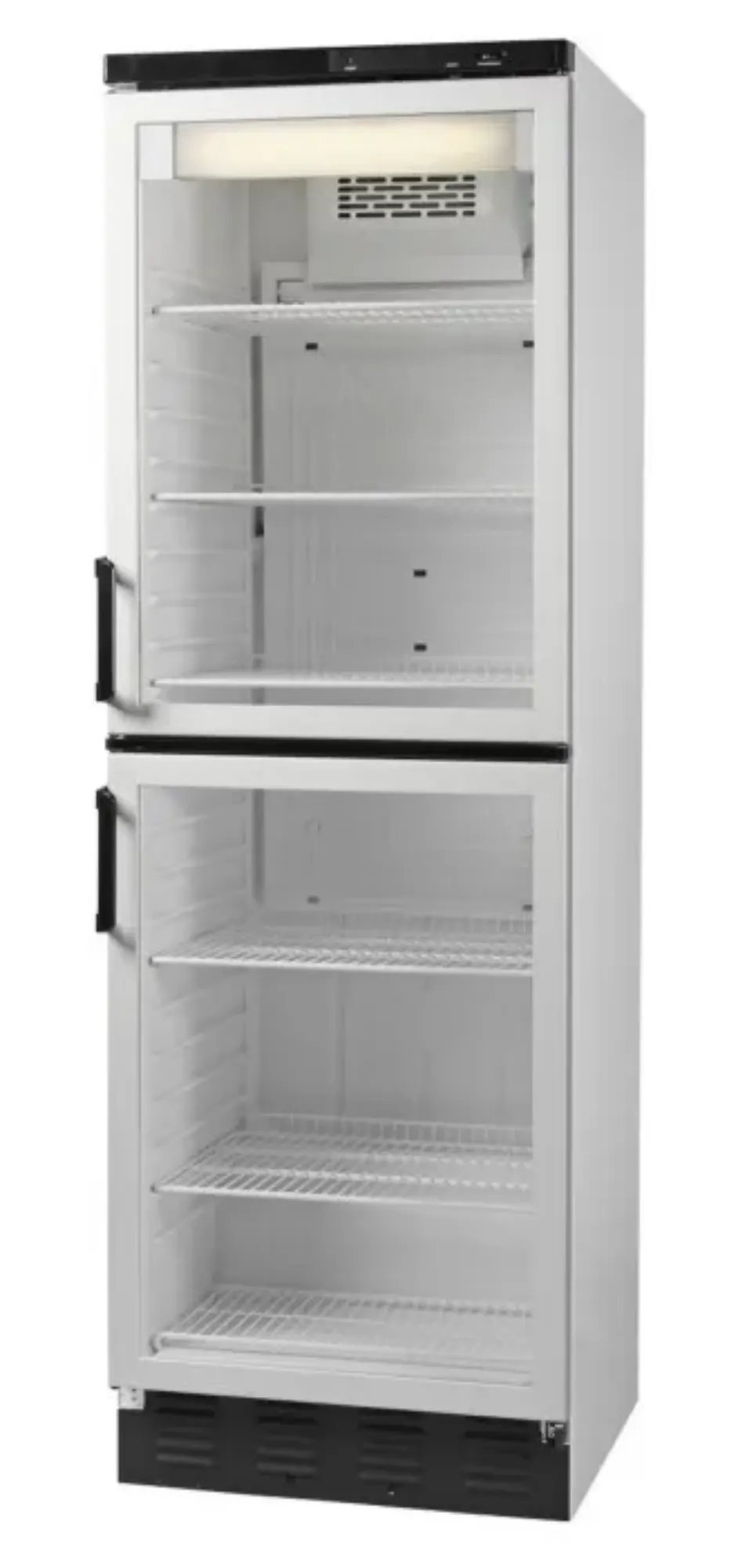 Picture of VESTFROST Upright 377L Double Hinged Glass Door Refrigerator - FKG370