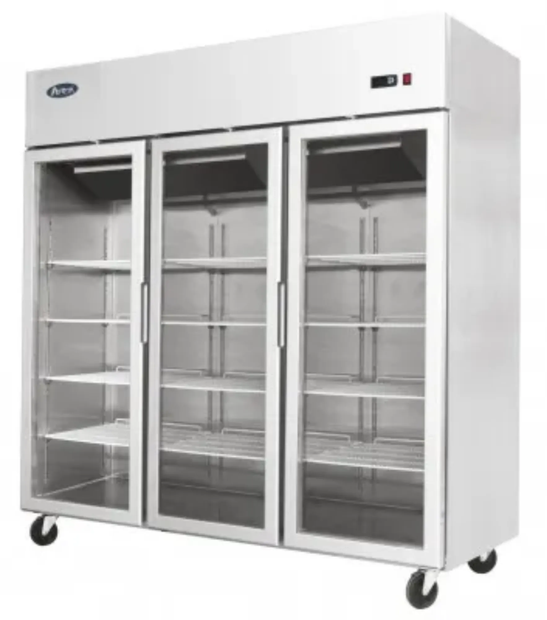 Picture of Atosa YCF9403GR Slimline Triple Glass Door Upright Fridge 1390ltrs - YCF9403GR