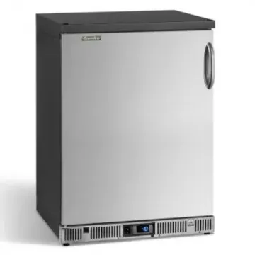 Picture of Gamko GF/100LSCS Left Hand Solid Door Anthracite w/ Stainless Steel Front Bottle Cooler