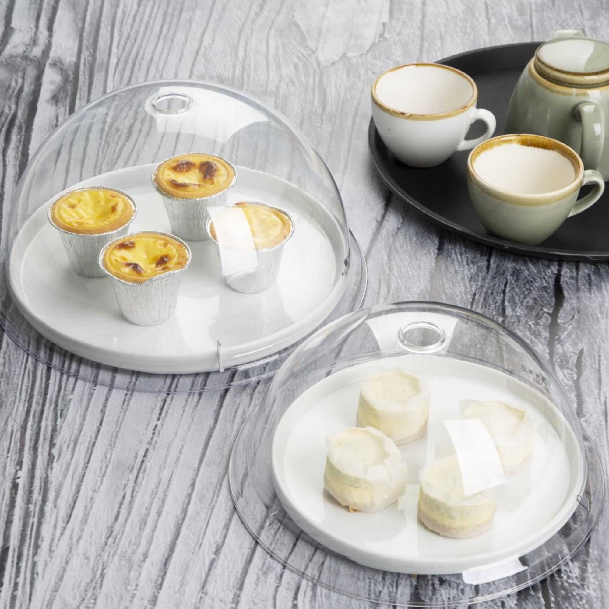 Picture of Olympia Kristallon Polycarbonate Domed Plate Cover Round 300mm