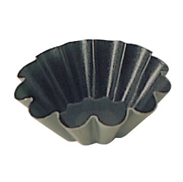 Picture of Matfer Bourgeat Non-Stick Mini Brioche Tin 75mm (Pack of 12)