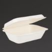 Picture of Fiesta Compostable Bagasse Hinged Food Containers 182mm - DW248