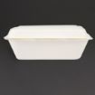 Picture of Fiesta Compostable Bagasse Hinged Food Containers 182mm - DW248