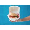 Picture of Fiesta Compostable Bagasse Burger Boxes with Side Ridges 152mm (Pack of 500) - DW246