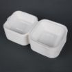 Picture of Fiesta Compostable Bagasse Burger Boxes with Side Ridges 152mm (Pack of 500) - DW246