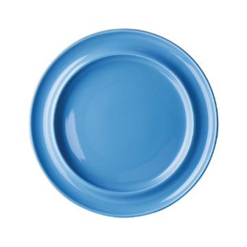 Picture of Olympia Heritage Raised Rim Plates Blue 253mm (Pack of 4)