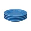 Picture of Olympia Heritage Raised Rim Plates Blue 253mm (Pack of 4) - DW141