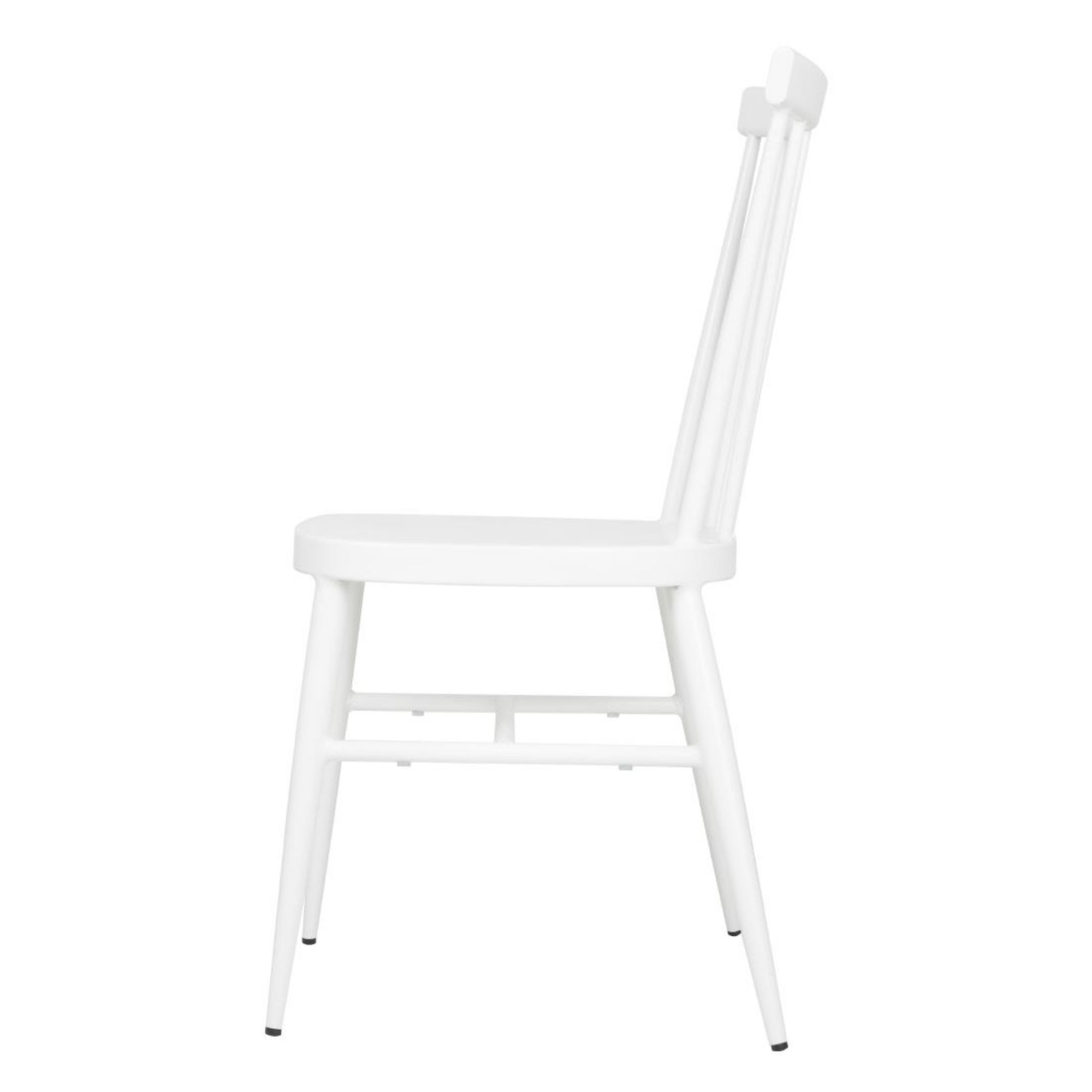 Picture of Bolero Windsor Aluminium White Chairs White (Pack of 4)