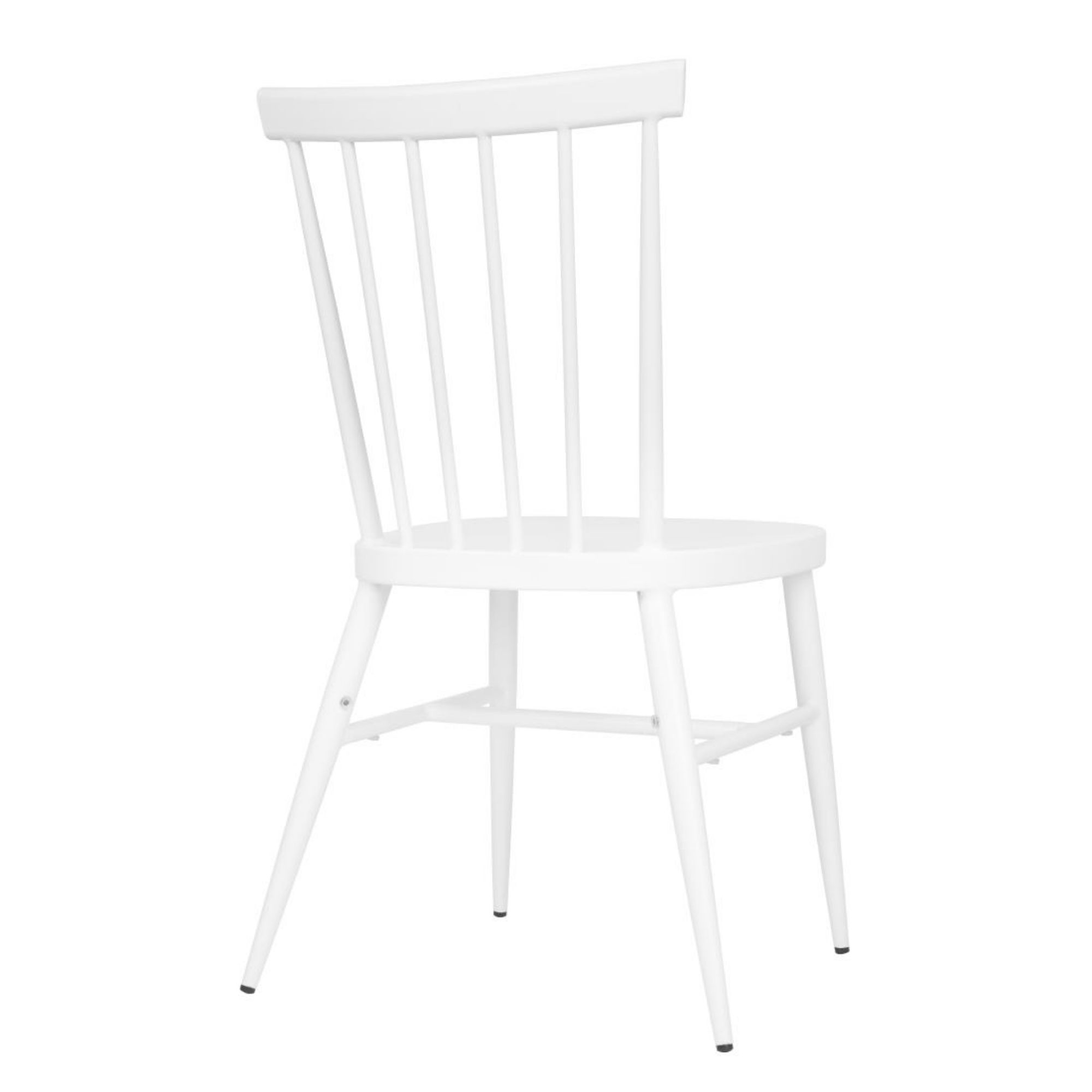 Picture of Bolero Windsor Aluminium White Chairs White (Pack of 4)