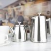 Picture of Olympia Conical Insulated Stainless Steel Teapot with Filter 600ml - DP601