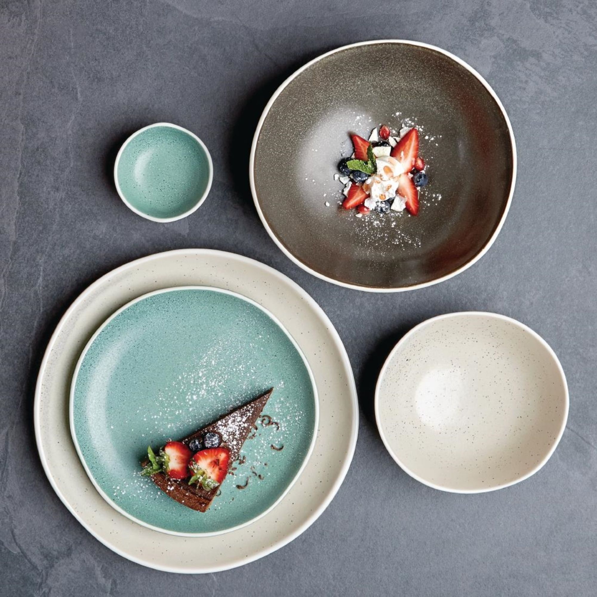 Picture of Olympia Chia Plates Sand 270mm (Pack of 6)