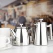 Picture of Olympia Conical Insulated Stainless Steel Teapot with Filter 350ml - DP600