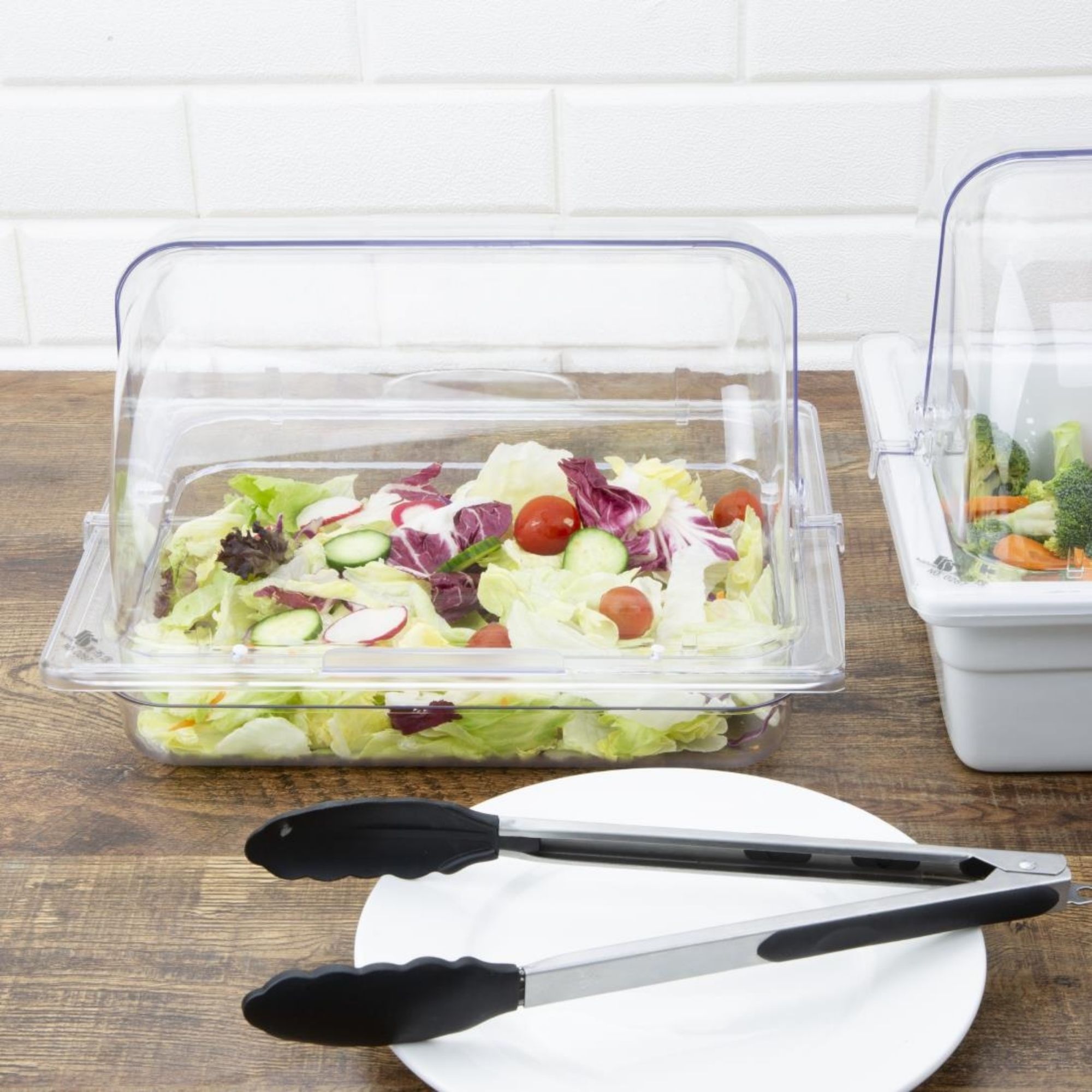 Picture of Olympia Kristallon Polycarbonate Rolltop Cover GN 1/2