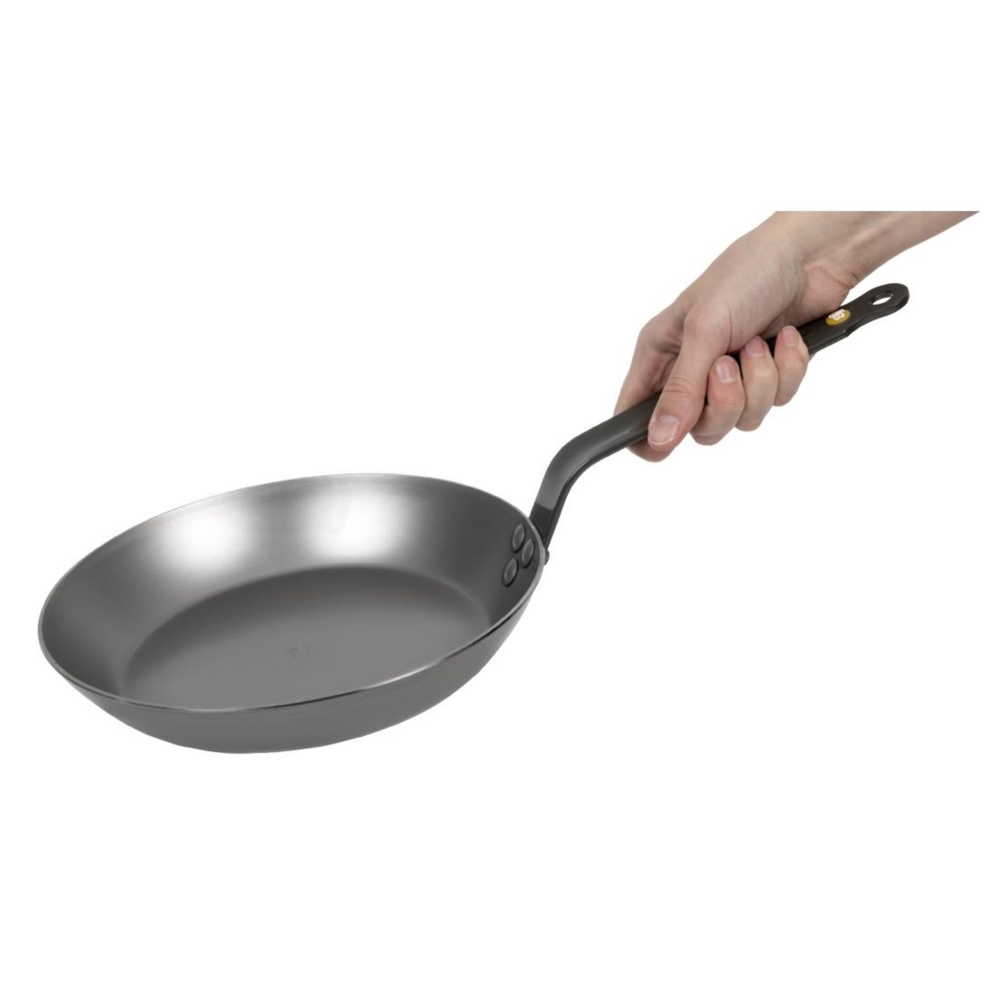 Picture of De Buyer Mineral B Black Iron Non-Stick Frying Pan 24cm