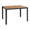 Picture of Bolero Acacia Wood and Steel Rectangular Table 1200mm - DS153