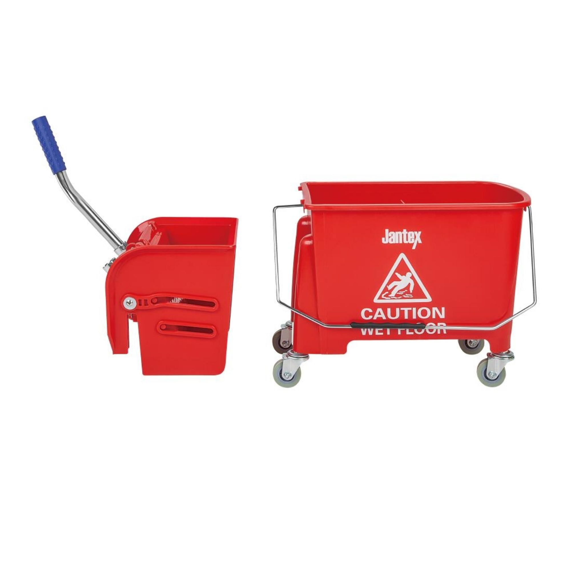 Picture of Jantex Kentucky Red Mop Bucket and Wringer 20Ltr