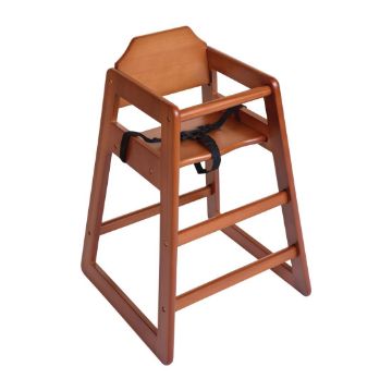 Picture of Bolero Wooden Highchair Dark Wood Finish