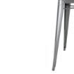 Picture of Bolero Bistro Square Steel Table Gun Metal 668mm - DM904