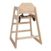Picture of Bolero Wooden Highchair Natural Finish - DL900