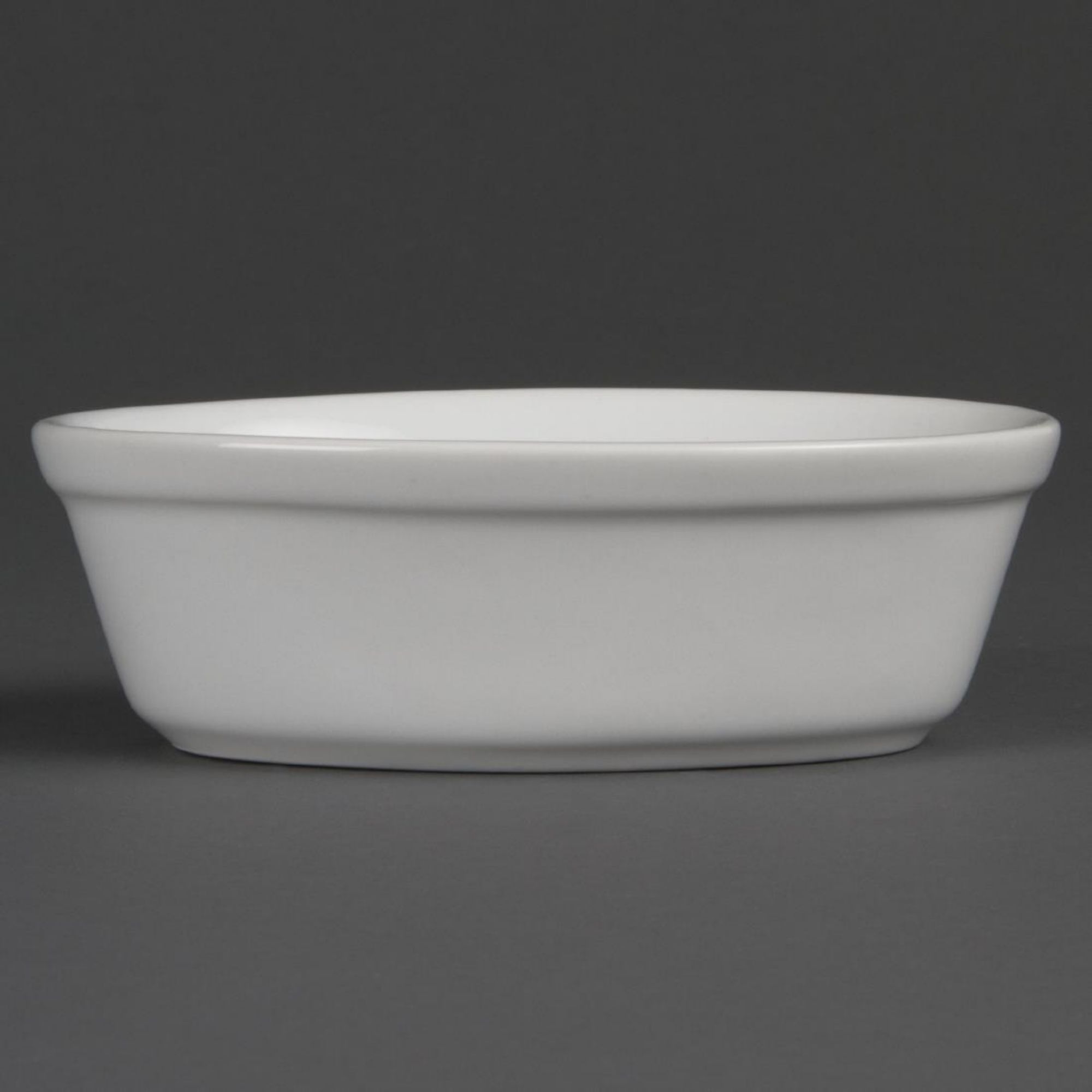 Picture of Olympia Whiteware Oval Pie Bowls 161mm (Pack of 6)