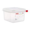 Picture of Araven Polypropylene 1/6 Gastronorm Food Storage Containers 1.7Ltr (Pack of 4) - DL980